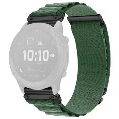 COROS VERTIX - Urrem i nylon tekstil 22mm med Quick Release - Grøn