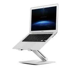 WERGON - Loke - Laptop/MacBook - Justerbar foldbar Alu Desktop Design holder 11-15,6" - Sølv